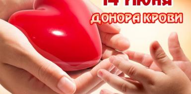 14 ИЮНЯ 2024 – ВСЕМИРНЫЙ ДЕНЬ ДОНОРА КРОВИ